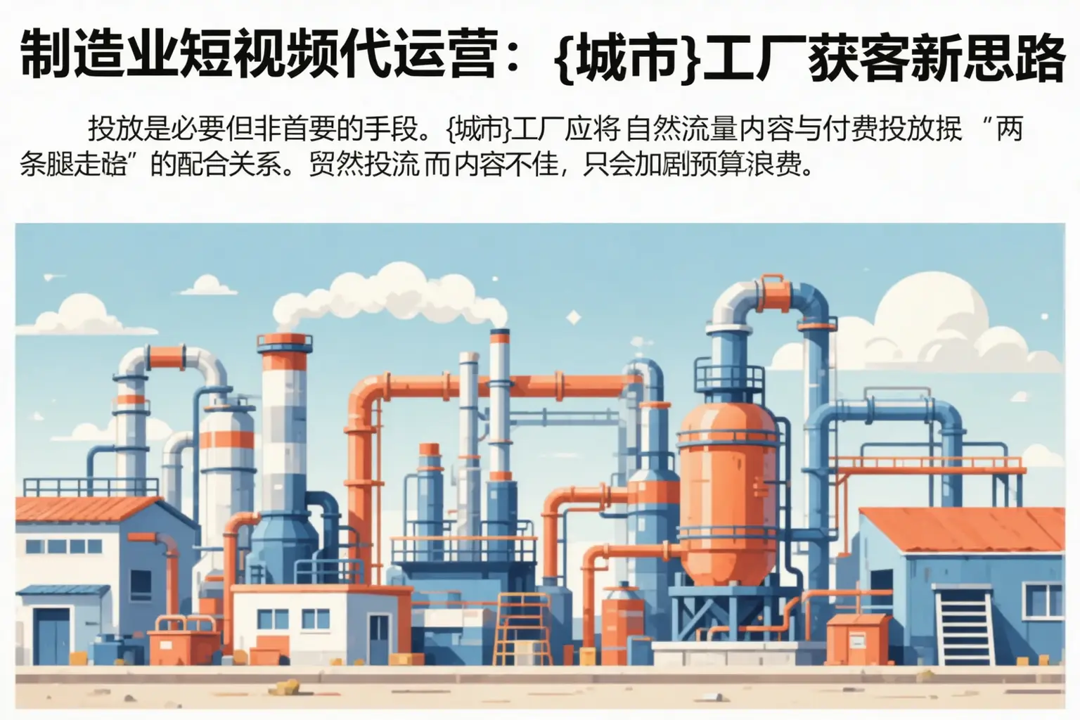 制造业短视频代运营：鼓楼工厂获客新思路